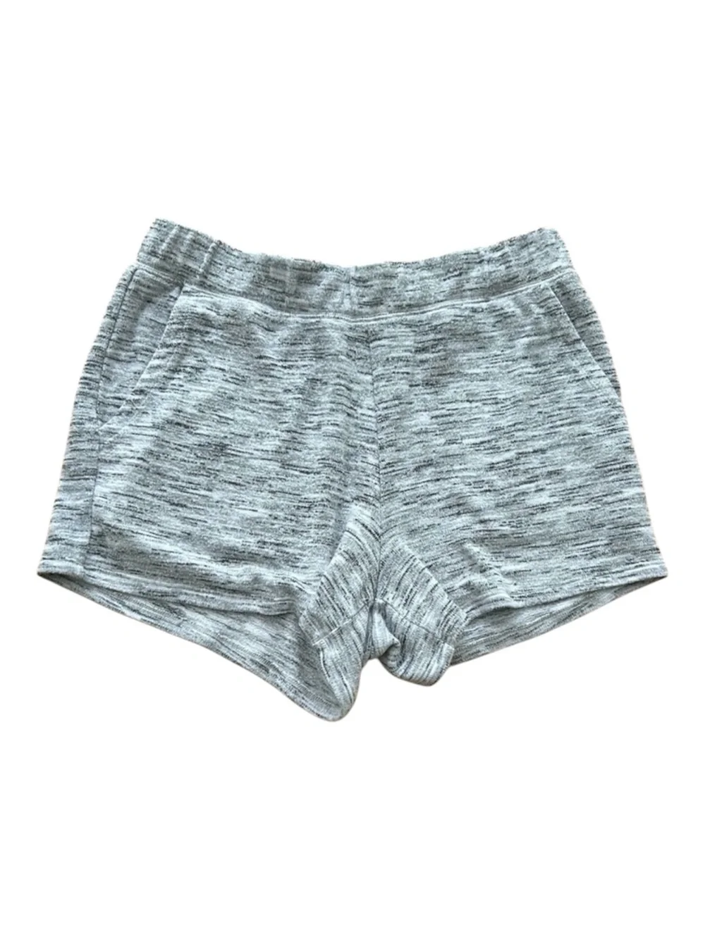 Aerie Gray Heather Shorts Active Lounge Elastic Waist Size XS Stretch